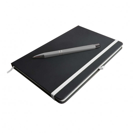 Promotional Ormond Notebook and Pens Silver